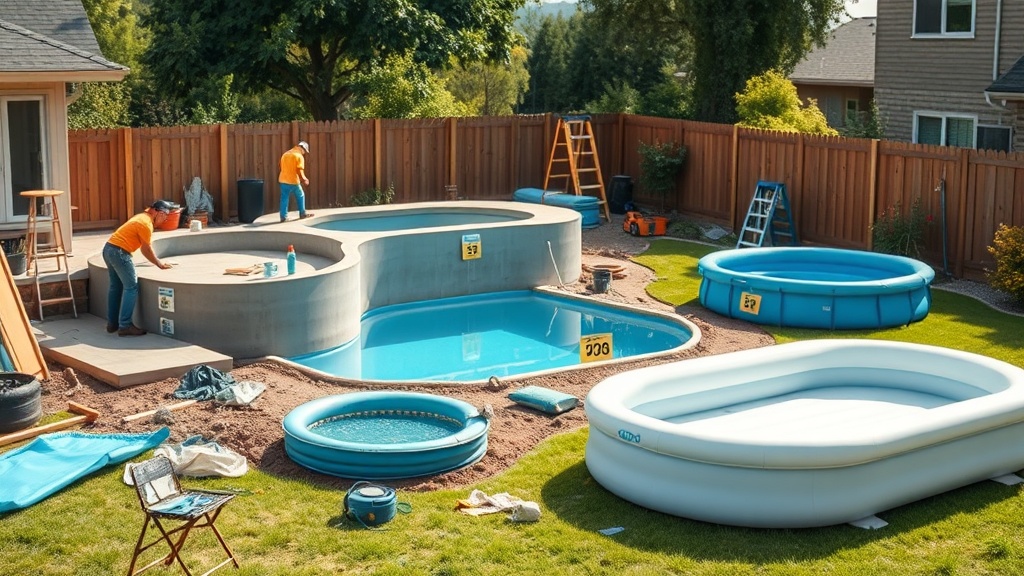 כמה עולה להקים בריכה ביתית