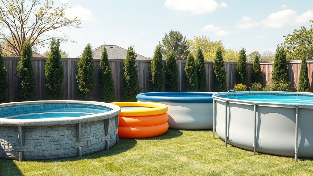 סוגי בריכות שחיה ביתיות