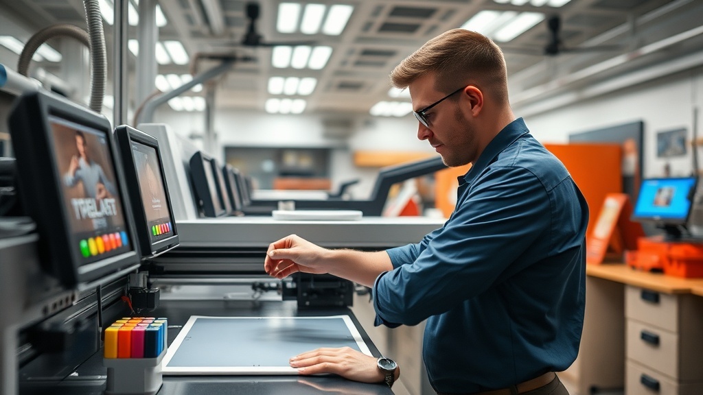 תהליך ההדפסה על סינר